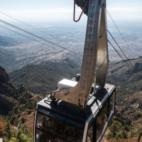 Luftseilbahn Albuquerque-Sandia Peak, Oktober 2024