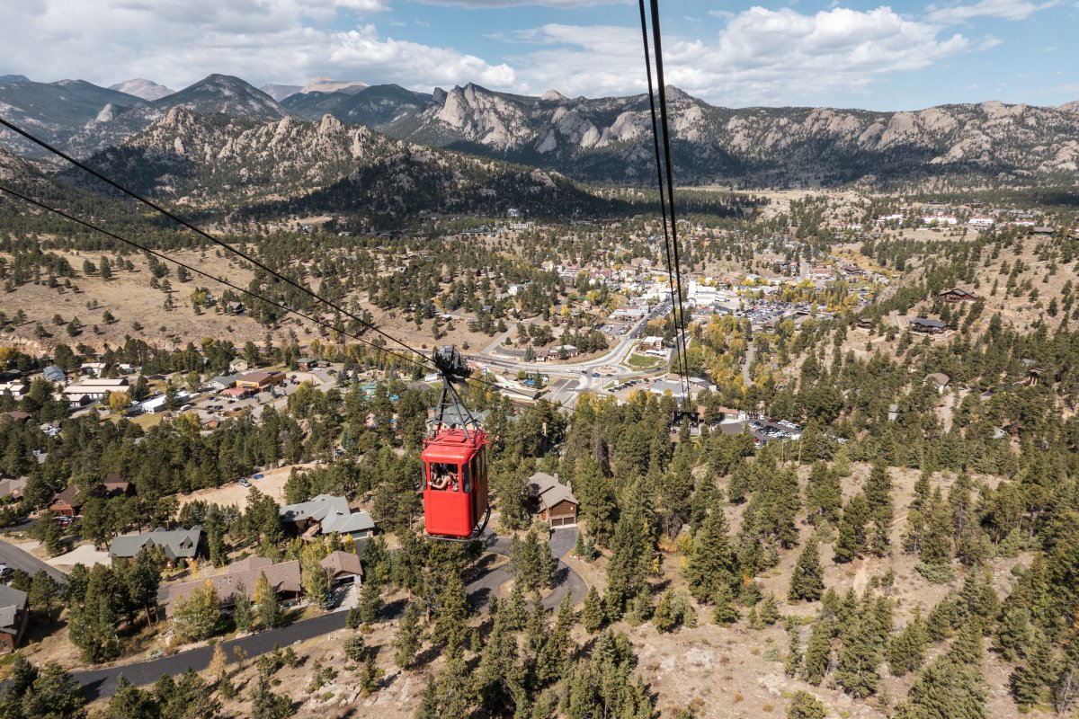 Luftseilbahn Estes Park, September 2024