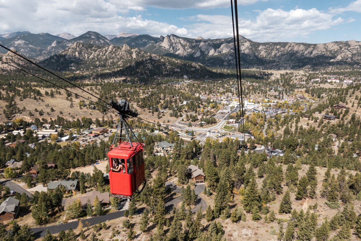 Luftseilbahn Estes Park, September 2024