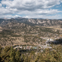 Panorama auf Estes Park, September 2024