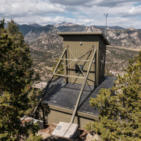 Bergstation der Luftseilbahn Estes Park, September 2024