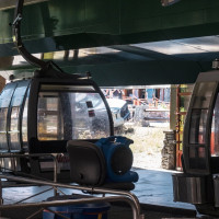 Talstation der Kabinenbahn Heavenly Gondola, August 2024