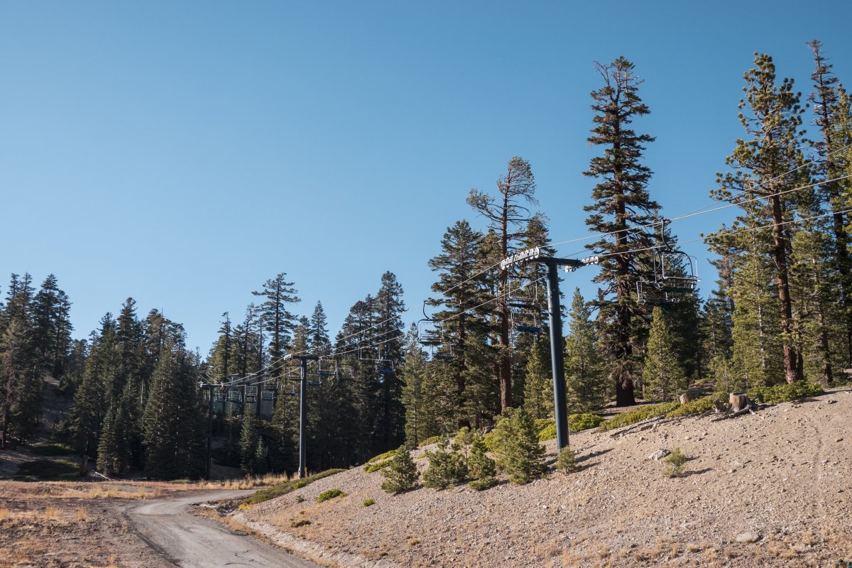 Sesselbahn Mammoth Mountain 7, Oktober 2024