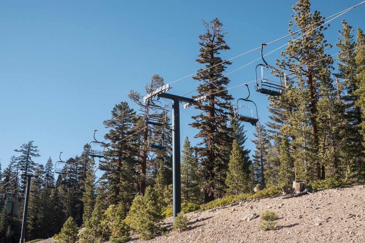 Sesselbahn Mammoth Mountain 7, Oktober 2024