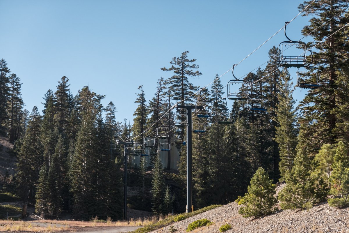 Sesselbahn Mammoth Mountain 7, Oktober 2024
