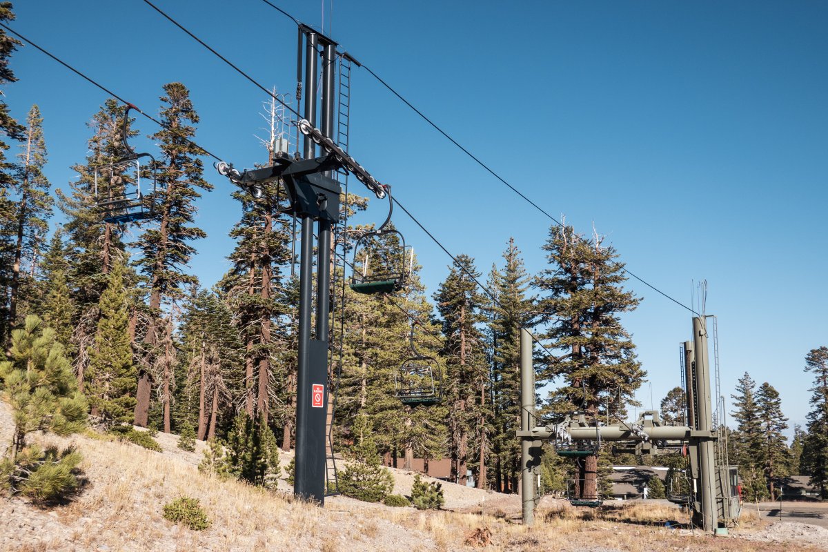 Sesselbahn Mammoth Mountain 7, Oktober 2024