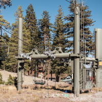 Talstation der Sesselbahn Mammoth Mountain 7, Oktober 2024