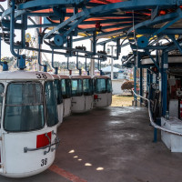 Talstation der Kabinenbahn Washington State Fair, September 2024