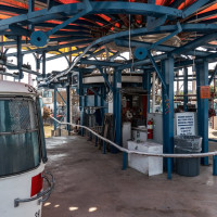 Talstation der Kabinenbahn Washington State Fair, September 2024