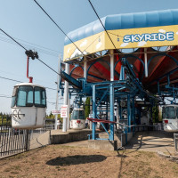 Talstation der Kabinenbahn Washington State Fair, September 2024