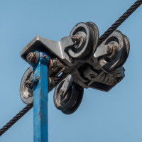 Klemme der Kabinenbahn Washington State Fair, September 2024