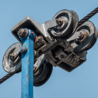 Klemme der Kabinenbahn Washington State Fair, September 2024