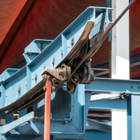 Klemme der Kabinenbahn Washington State Fair, September 2024