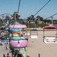 Sesselbahn Santa Cruz Beach Bordwalk, August 2024