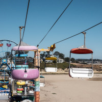 Sesselbahn Santa Cruz Beach Bordwalk, August 2024