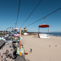 Sesselbahn Santa Cruz Beach Bordwalk, August 2024