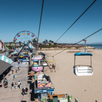 Sesselbahn Santa Cruz Beach Bordwalk, August 2024