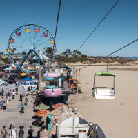 Sesselbahn Santa Cruz Beach Bordwalk, August 2024
