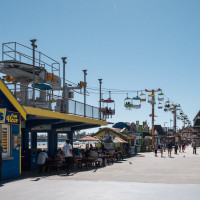 Sesselbahn Santa Cruz Beach Bordwalk, August 2024