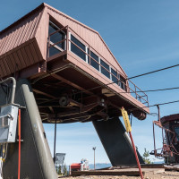 Bergstation der Sesselbahn Silver Mountain 1, September 2024