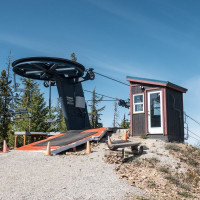 Bergstation der Sesselbahn Silver Mountain 5, September 2024