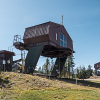 Bergstation der Sesselbahn Silver Mountain 1, September 2024