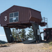 Bergstation der Sesselbahn Silver Mountain 3, September 2024