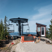 Bergstation der Sesselbahn Silver Mountain 5, September 2024