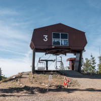 Bergstation der Sesselbahn Silver Mountain 3, September 2024
