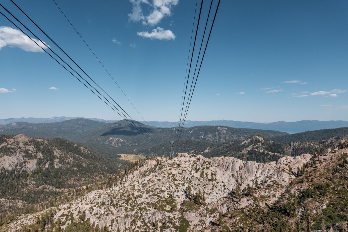 Luftseilbahn Squaw Valley-High Camp, August 2024