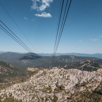Luftseilbahn Squaw Valley-High Camp, August 2024