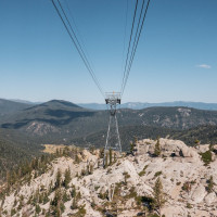 Luftseilbahn Squaw Valley-High Camp, August 2024