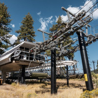 Talstation der Sesselbahn KT-22, August 2024