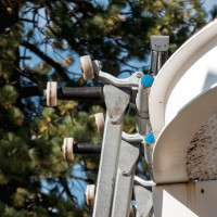 Klemme der Sesselbahn KT-22, August 2024