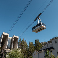 Luftseilbahn Squaw Valley-High Camp, August 2024