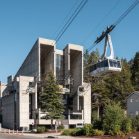 Talstation der Luftseilbahn Squaw Valley-High Camp, August 2024