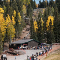 Rodelbahn im Skigebiet Sunrise Park, Oktober 2024