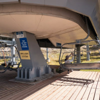 Talstation der Sesselbahn Sunrise, Oktober 2024