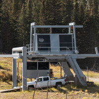 Bergstation der Sesselbahn Spirit Ridge, Oktober 2024