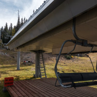 Talstation der Sesselbahn Sunrise, Oktober 2024