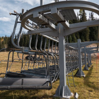 Talstation der Sesselbahn Sunrise, Oktober 2024