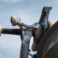 Klemmen der Sesselbahn Sunrise, Oktober 2024