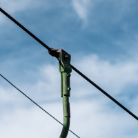 Klemme der Sesselbahn Ruud Mountain in Sun Valley, September 2024