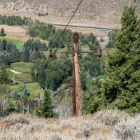 Sesselbahn Ruud Mountain in Sun Valley, September 2024