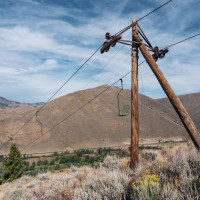 Sesselbahn Ruud Mountain in Sun Valley, September 2024