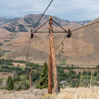 Sesselbahn Ruud Mountain in Sun Valley, September 2024