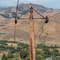 Sesselbahn Ruud Mountain in Sun Valley, September 2024