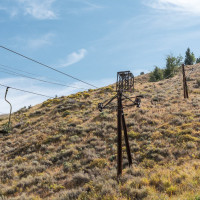 Sesselbahn Ruud Mountain in Sun Valley, September 2024