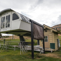 Talstation der Sesselbahn Sun Valley-Dollar Mountain, September 2024