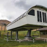 Talstation der Sesselbahn Sun Valley-Dollar Mountain, September 2024